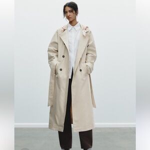 NWT ZARA 2025 COLLECTION SCARF TRENCH COAT SIZE S 
🚨FIRM PRICE NO DISCOUNT